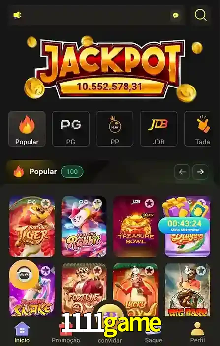 Promoções Especiais no 1111game App